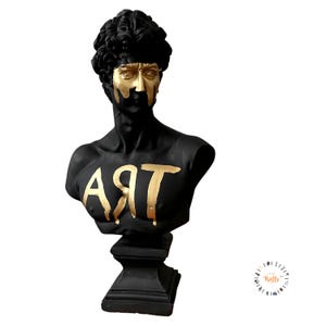 David Statue Sculptures - 17 Inch Gold ART, Renaissance Sculpture, Home Decor, Gift