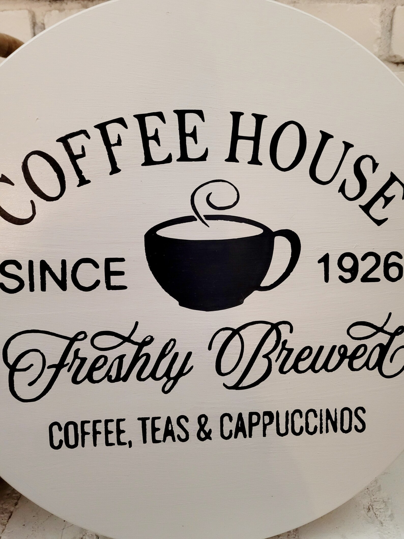 Farmhouse Lazy Susan Coffee Station French Country Decor Etsy