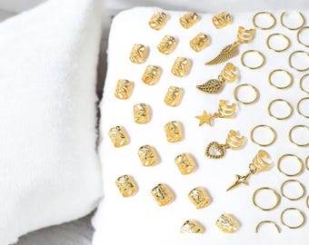 Dreadlock Hair Rings - Stylish Hair Jewelry