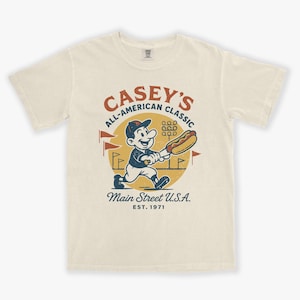 Vintage Casey's Corner Disney World T-Shirt, Retro Comfort Colors Tee