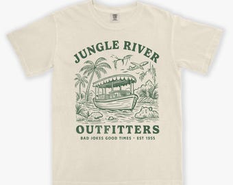 Jungle Cruise Inspired T-Shirt, Disney Style Tee, Magic Kingdom Shirt, Unisex Top, Garment-Dyed Tee, Adventure Theme Apparel