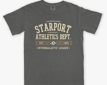 Vintage Tomorrowland Starport Athletics T-Shirt - Comfort Colors Tee