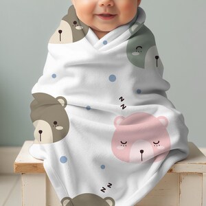 Manta envolvente, regalo personalizado para bebé, manta personalizada para recién nacidos, manta suave para bebés, decoración de guardería
