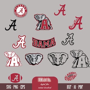 Alabama svg png bundle, Roll tide svg, Alabama football svg, Alabama sign svg, Instant Digital Download