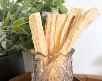 Palo Santo Wood: Choose Ounces (About 4 per ounce), Premium Quality 'A' Grade, Palo Santo for Cleansing