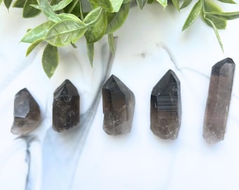 スモーキークォーツ原石（0.5インチ～3インチ） - スモーキークォーツ