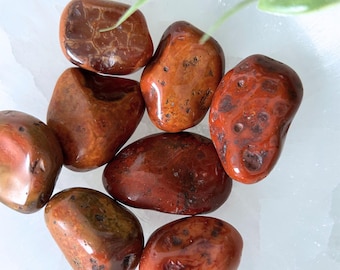 Polished Carnelian Tumbled Stone, Energy Crystal