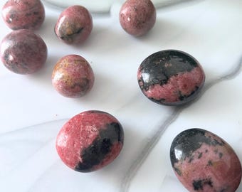 Rhodonite Love Crystal - Emotional Healing Stone, Love, Compassion, Heart Chakra, Anxiety Relief