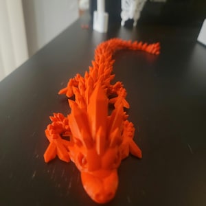Crystal Red Dragon 17&quot; Articulated