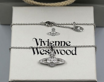 Vivienne Westwood Silver Pearl Orietta Heart Saftey Pin