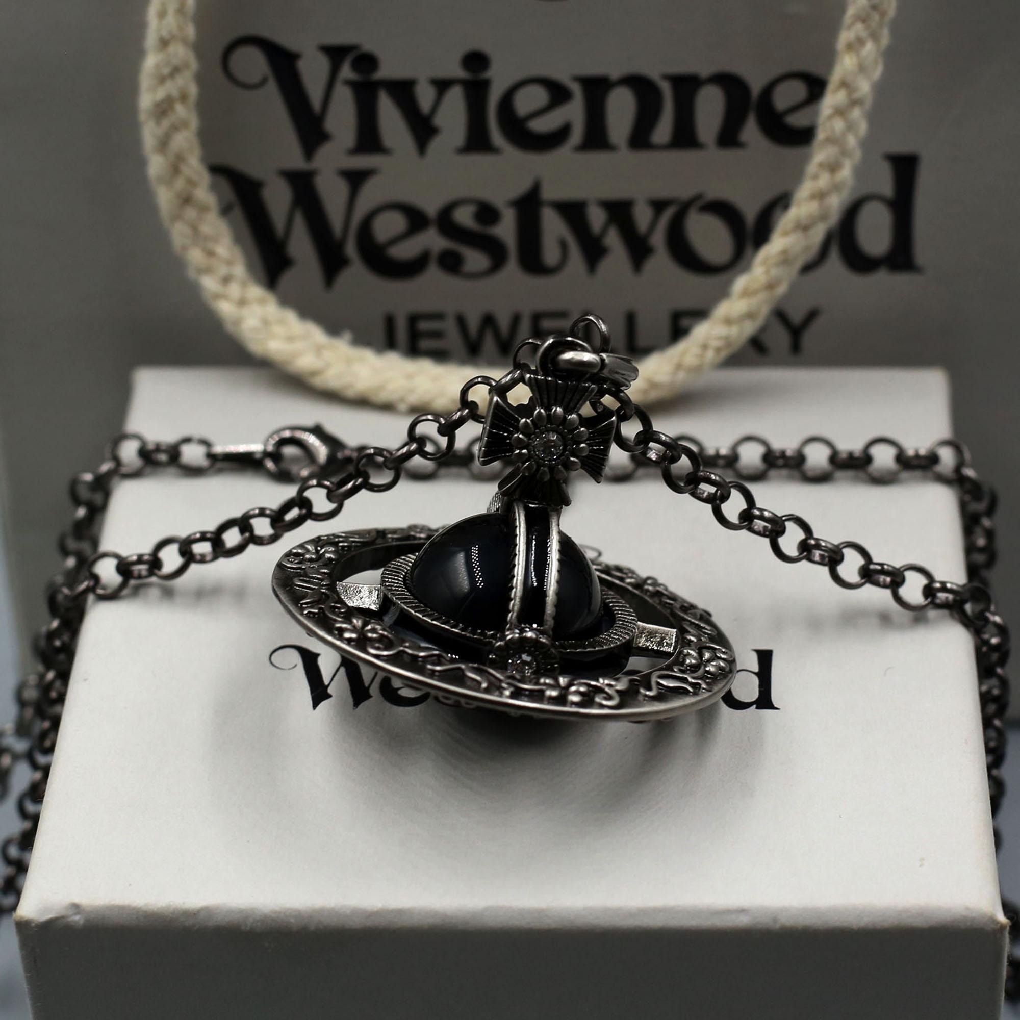 Vivienne Westwood Metal Cigarette Case Metal Slim ORB Black