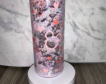 Pastel Mouse Snow Globe Tumbler