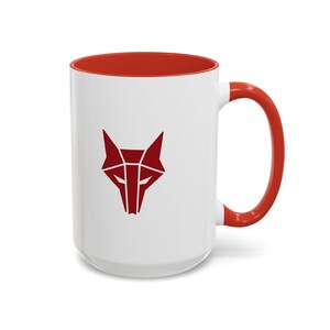 Red Rising Howler Coffee Mug | Accent Mug 11oz 15oz image 14