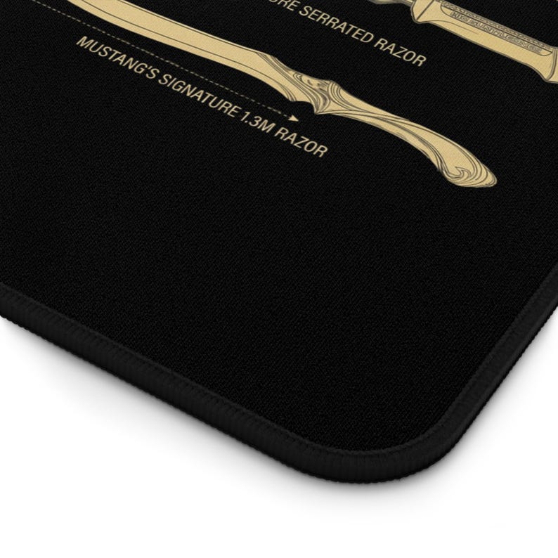 Red Rising Razor Blueprint Desk Mat: Gold Sigil Design - Etsy