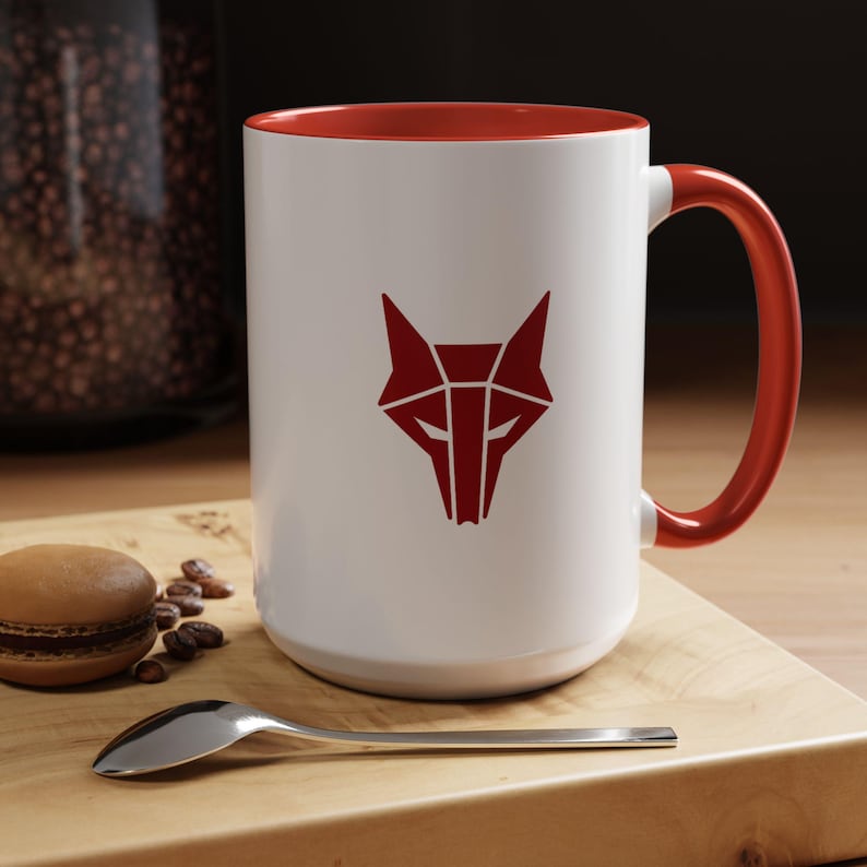 Red Rising Howler Coffee Mug | Accent Mug 11oz 15oz image 2