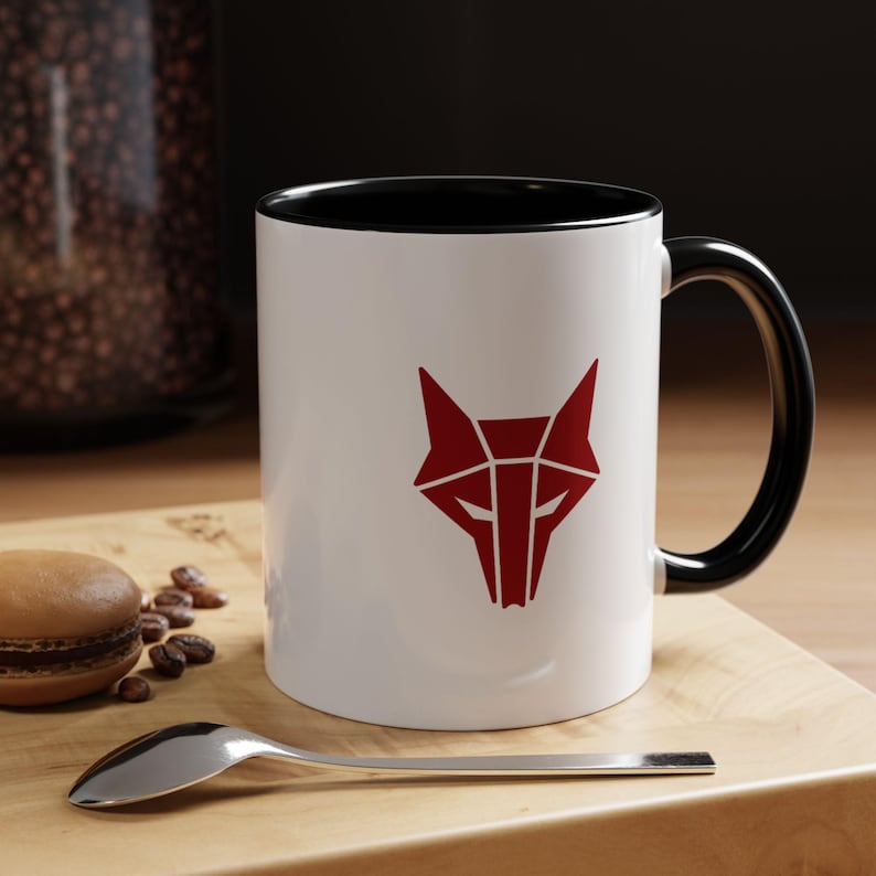 Red Rising Howler Coffee Mug | Accent Mug 11oz 15oz image 3
