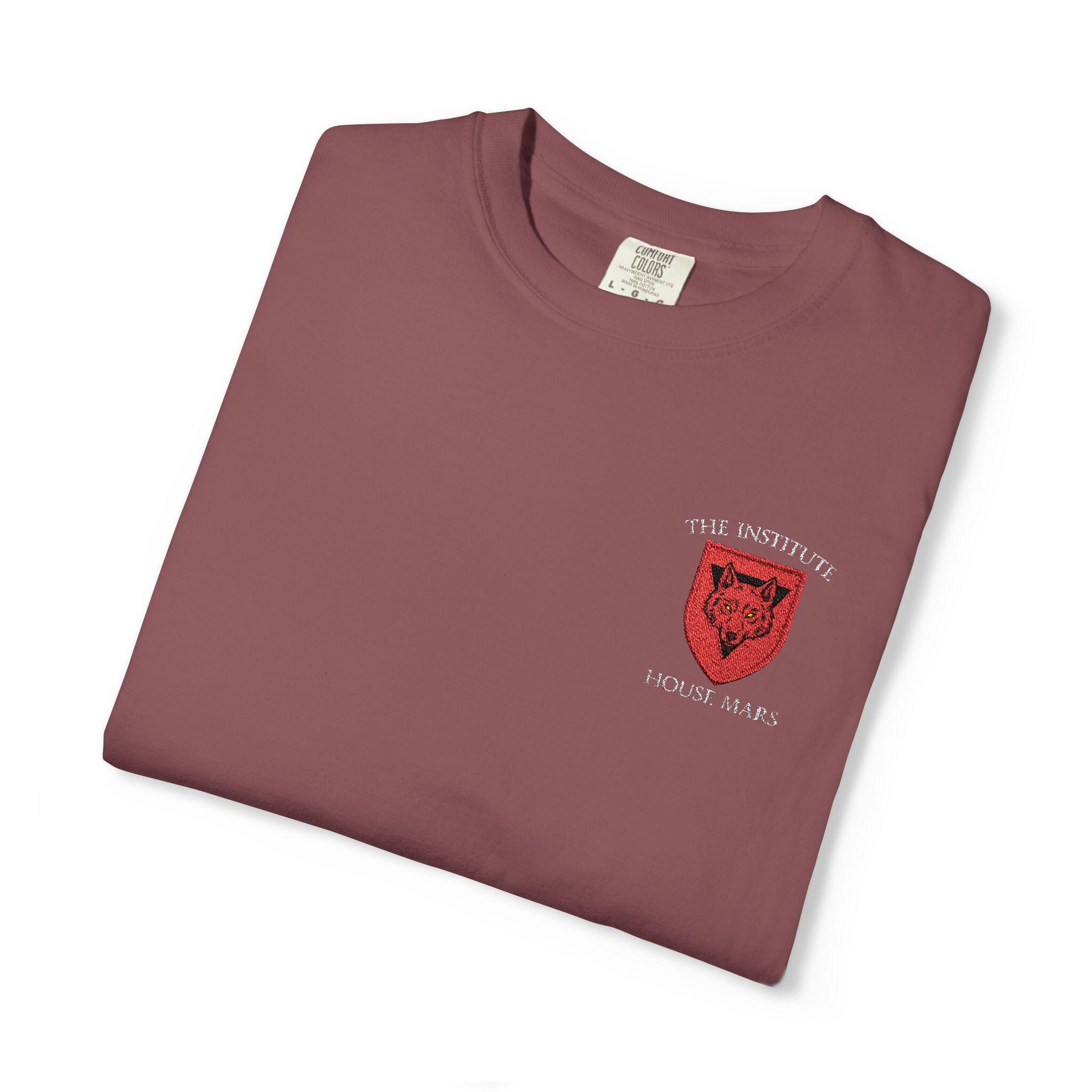 Red Rising Embroidered Red Rising the Institute House Mars Embroidered T-shirt - Etsy