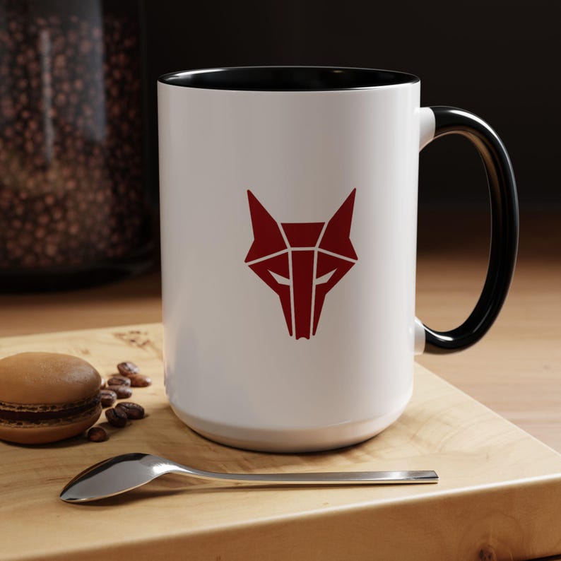 Red Rising Howler Coffee Mug | Accent Mug 11oz 15oz image 4