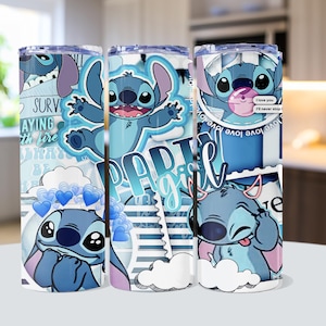 Blue Alien tumbler wrap sunflower tumbler wrap, Sublimation design templates, straight png Digital download. 20oz tumbler wrap