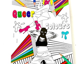 LGBTQ+ queer pride-kleurboek queer kleuren