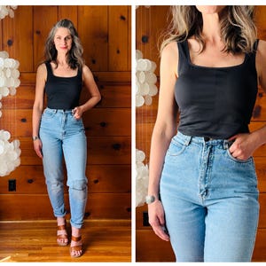 Vintage 1990s Jeans / 90s Mom Jeans / 1980s 80s 90s Light Wash Jeans