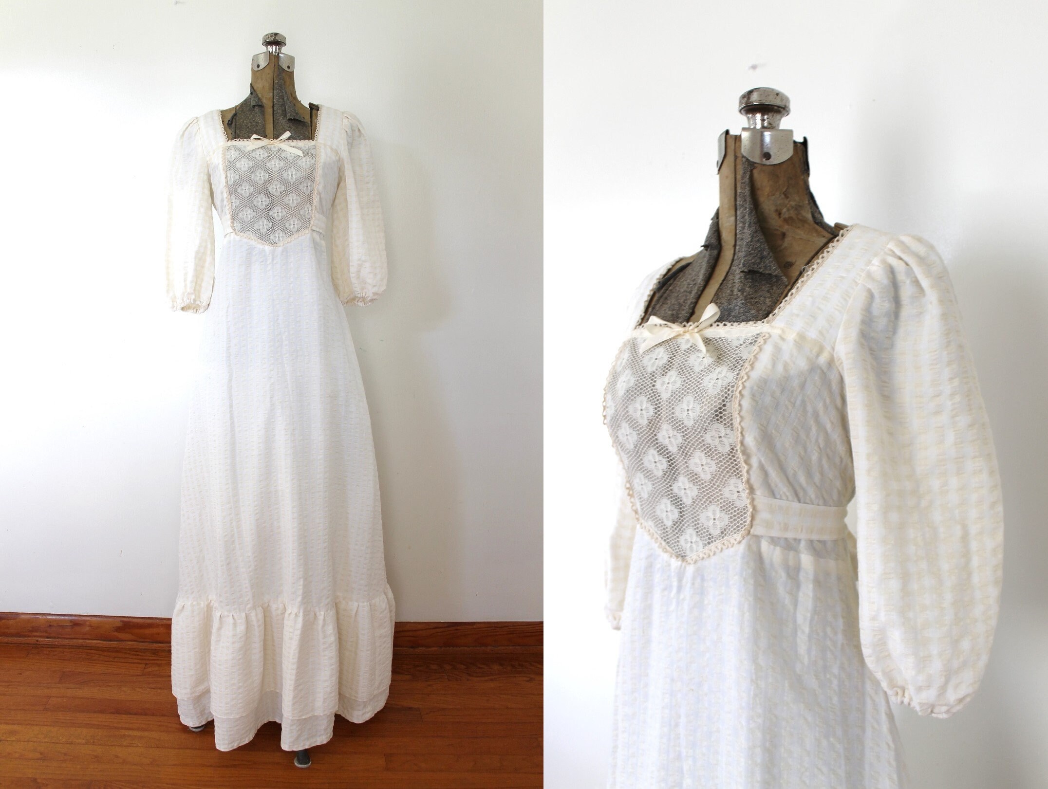 1970s Boho Wedding Dress 70s Wedding Dress 1970s Boho Etsy