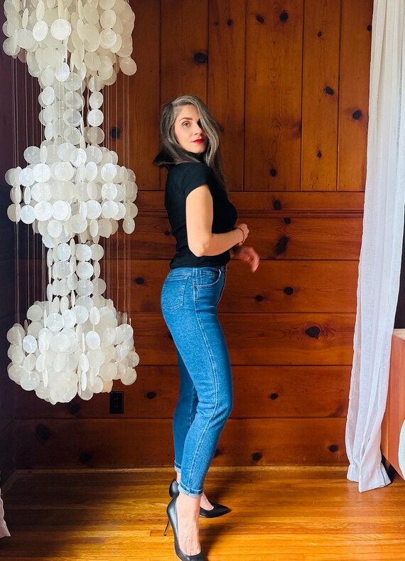 1990s Jeans / 90s Blue Mom Jeans - image 9