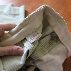 1960s Wiggle Skirt / 60s Skirt / 1960s Tan Corduroy Skirt image 5