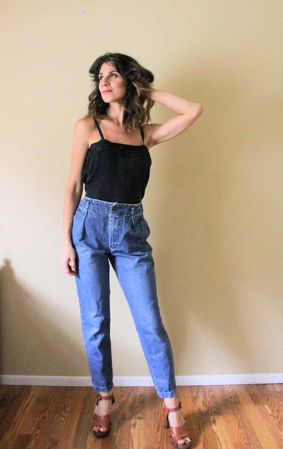 1990s Cropped Jeans / 1990s 90s Mom Jeans / 1990s… - image 8