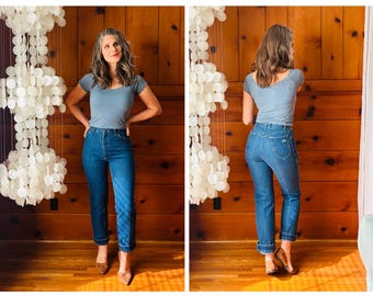 Jeans a vita alta anni '80 / Jeans dritti anni '80-'70