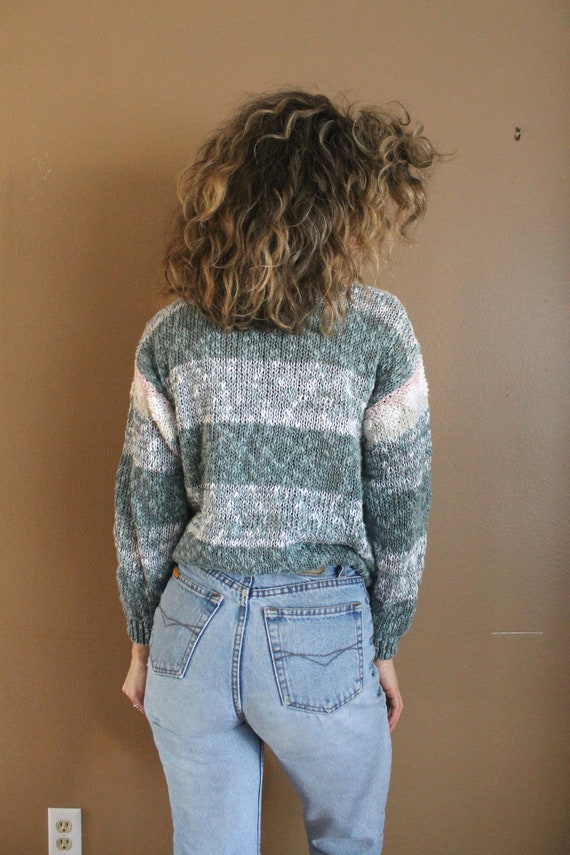 1980s Sweater / 80s Linen Knit Sweater / 1980s 80… - image 3
