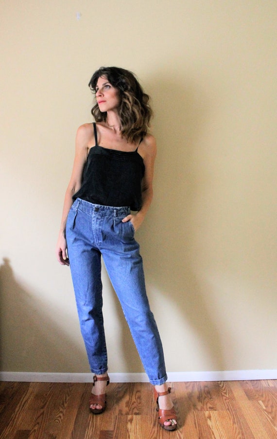 1990s Cropped Jeans / 1990s 90s Mom Jeans / 1990s… - image 7