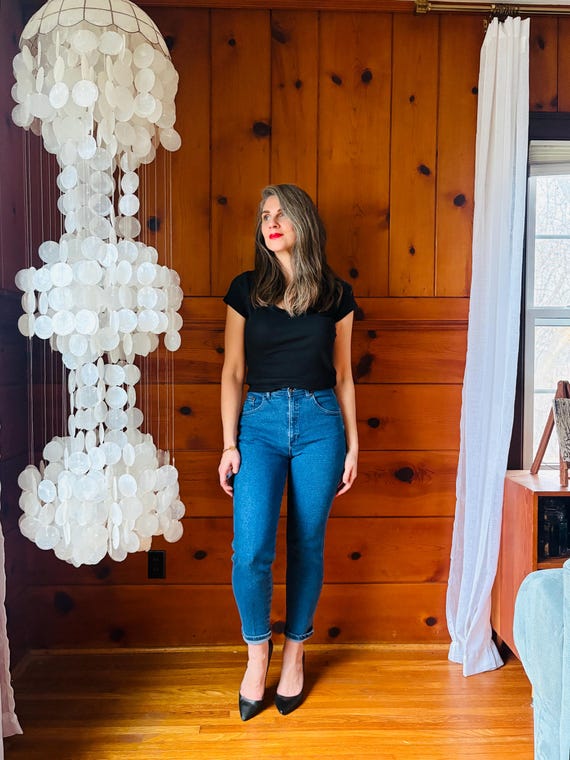 1990s Jeans / 90s Blue Mom Jeans - image 3