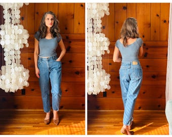 High Waisted Jeans 90s Mom Jeans Forenza Straight Leg Jeans