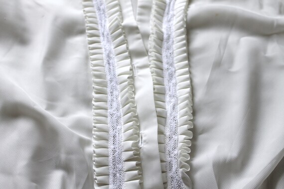 1950s Blouse / 50s White Blouse - image 5