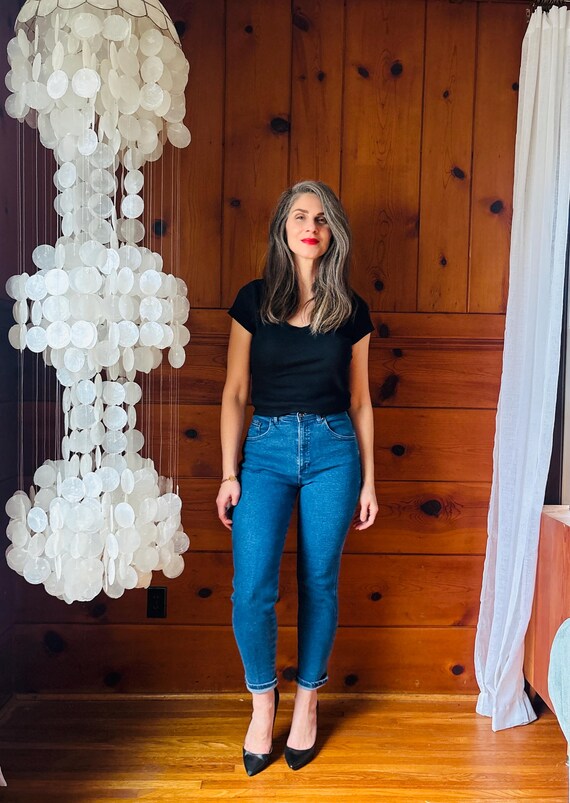 1990s Jeans / 90s Blue Mom Jeans - image 10