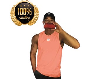 Men’s Fitness Tank Top, Sleeveless Mesh Sports Vest, Breathable Running Undershirt