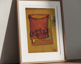 Simeon | Gouache Art Print | Wall Art