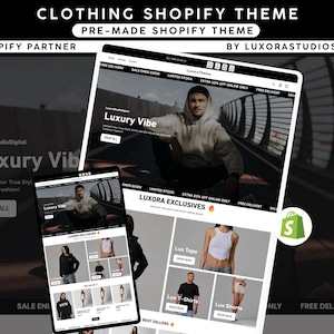 Shopify Clothing Store Template Theme | Premium Clothing Brand Shopify Theme | Clothing Shopify Theme