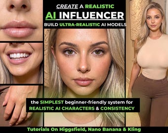 Create Realistic AI Influencers | AI Model Course | How To Make AI Twin Guide
