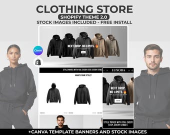 Minimalist Shopify 2.0 Theme | Clothing Brand Template