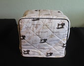 Beverly)Singer Featherweight 221 Sewing Machine Cover in Singer Fabric