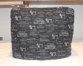 Jen)Singer Featherweight 221 Sewing Machine Custom Handmade CASE Cover in Singer Fabric