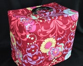 Singer Featherweight 221 Sewing Machine Custom Handmade Case Cover in Amy Butler Fabric