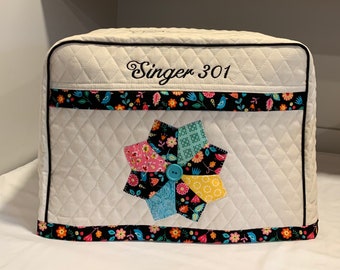 Singer 301 --Black Dresden) Sewing Machine Cover