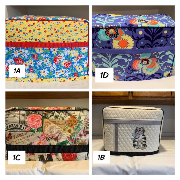 1-CUSTOM Sewing Machine Covers 7 PAGEs of COVER CHOICES