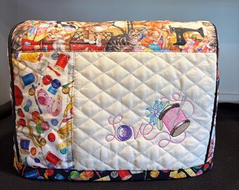 READY To SHIP- Cats FW)Singer Featherweight 221 /222 Sewing Machine Cover