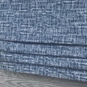Blue Fabric, Palette Italian Denim Fabric, Blue Cotton Material, 54&quot; Wide, Sold by the Yard