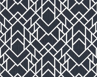 Blauer Baumwollstoff, Premium Prints Alpine Peacoat Slub Canvas-Material, 134 cm breit, wird als lose Ware verkauft