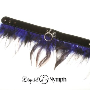 CHRISTINE BDSM Collar Cuffs and Leash Black, Leather Black Lace ...